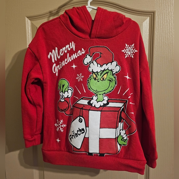 grinch Other - Merry Grinchmas 6T Red Pullover Hoodie